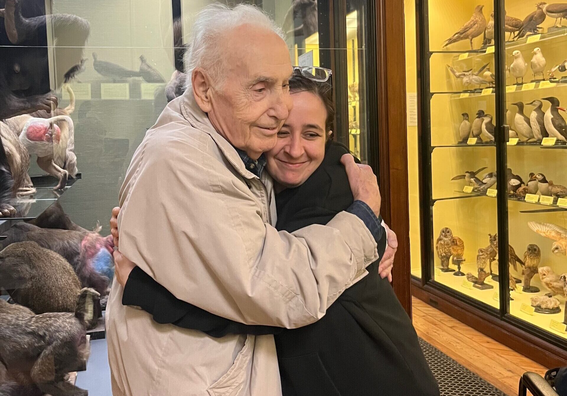 peter and staff member